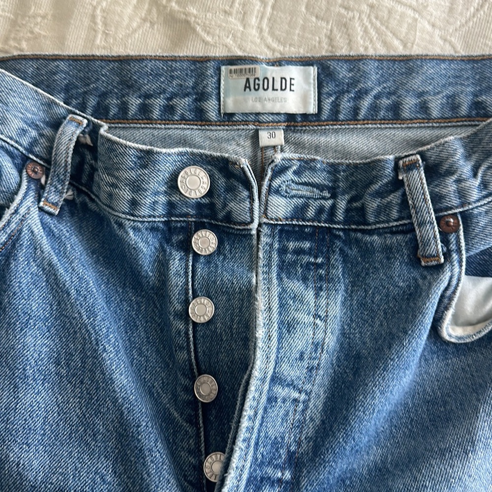 AGOLDE RIPLEY high rise jeans size 30 - Picture 2 of 5